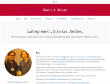 Tablet Screenshot of abanghazrul.com